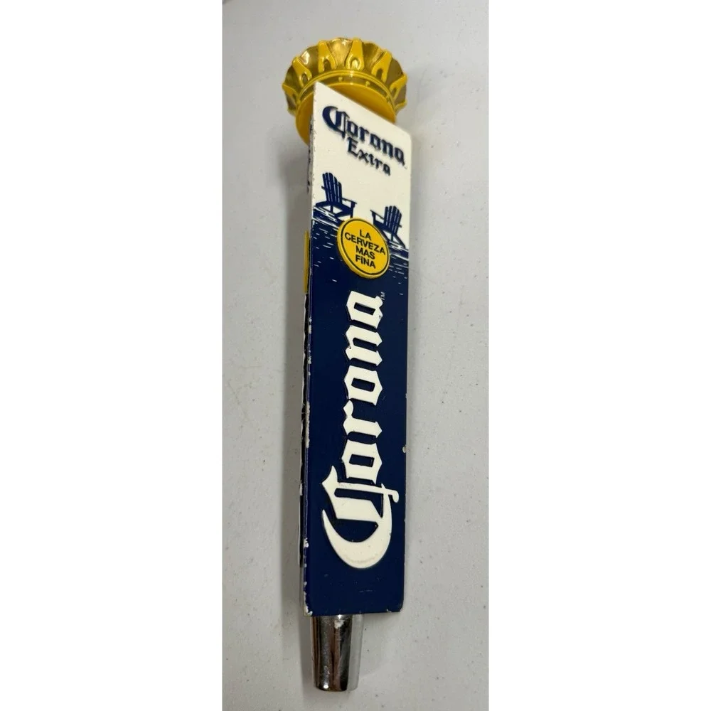 Corona Extra Beer Tap Handle Gold Crown Topper Keg 12